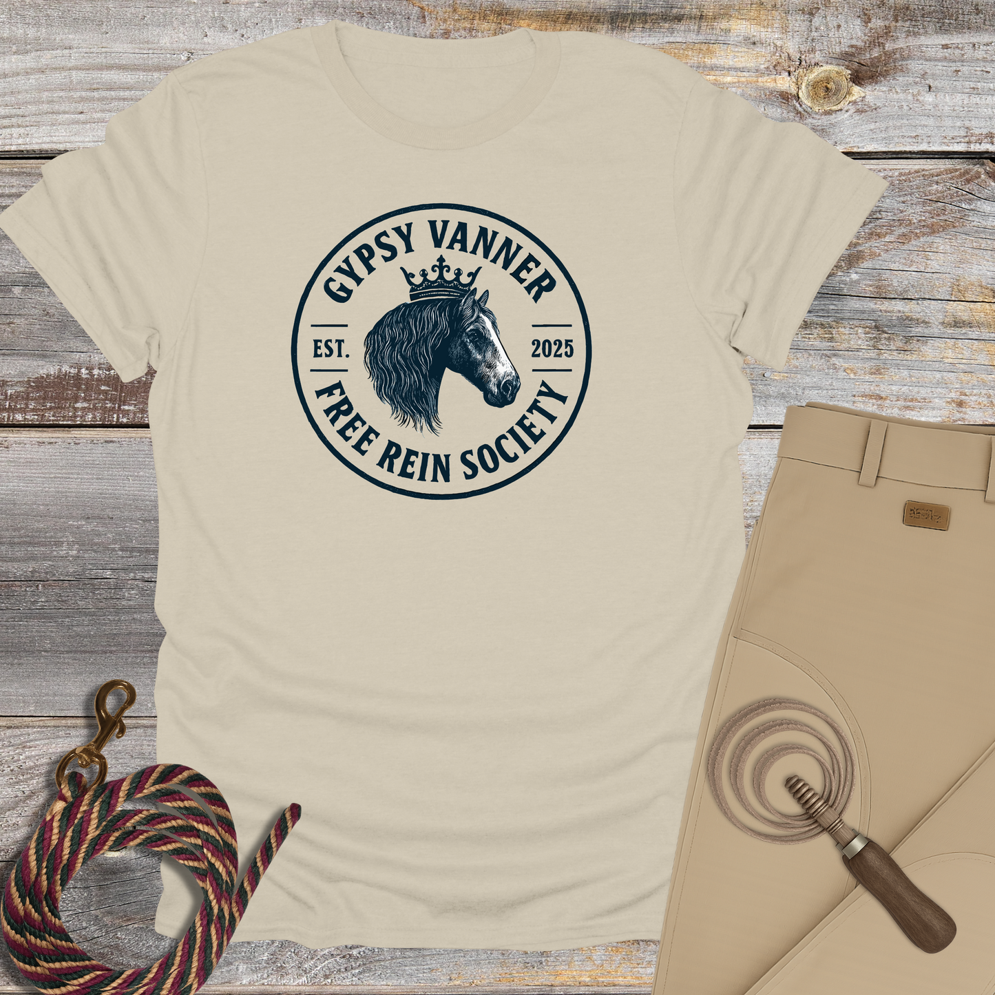 Gypsy Vanner - Free Rein Society T-Shirt