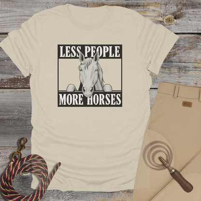 Less People More Horses T-Shirt