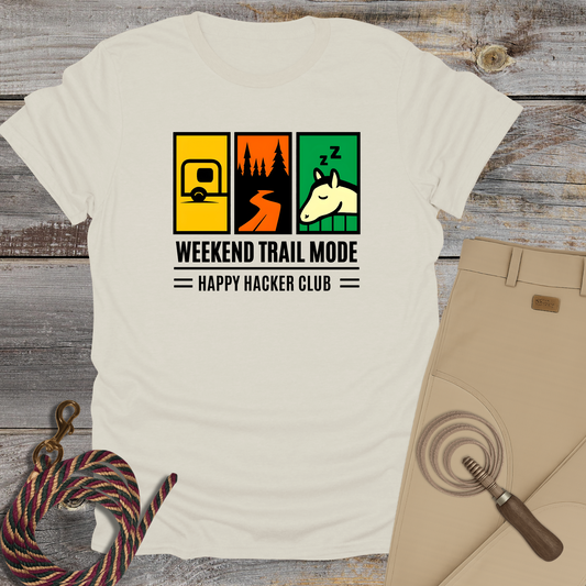 Weekend Trail Mode – Happy Hacker Club T-Shirt